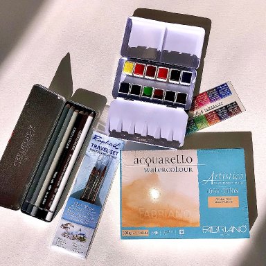 The Art Sherpa French Escape Watercolor Palette