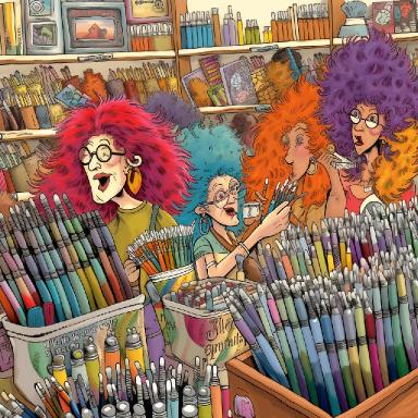 JohnCooney_Quirky_Cartoon_style_of_a_crowd_of_middle_aged_woman_8f94f6edc8ca49f189d983a5c39a651e.png